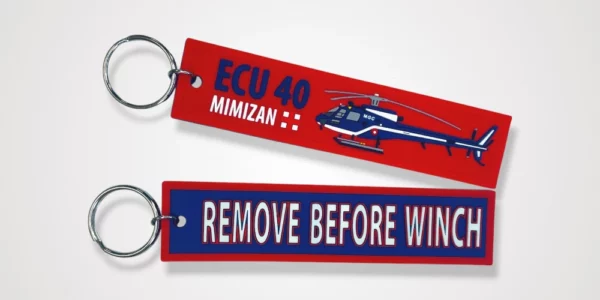 Customized soft PVC keychain with high-definition printing - ECU40