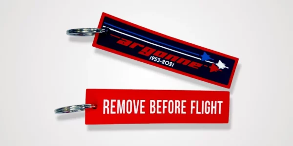 Customized soft PVC keychain with high-definition printing - Argonne